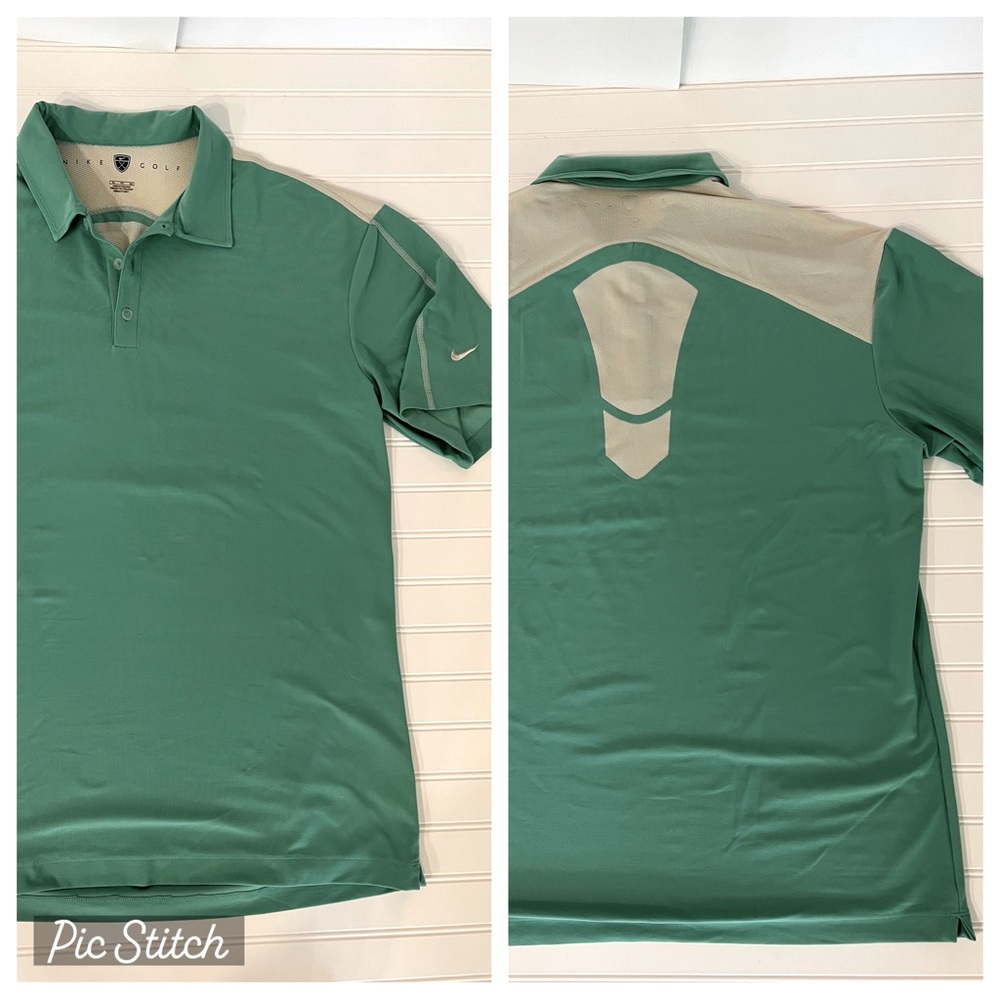 EUC‼️Men’s Nike Fit Dry Golf Polo -Green XL